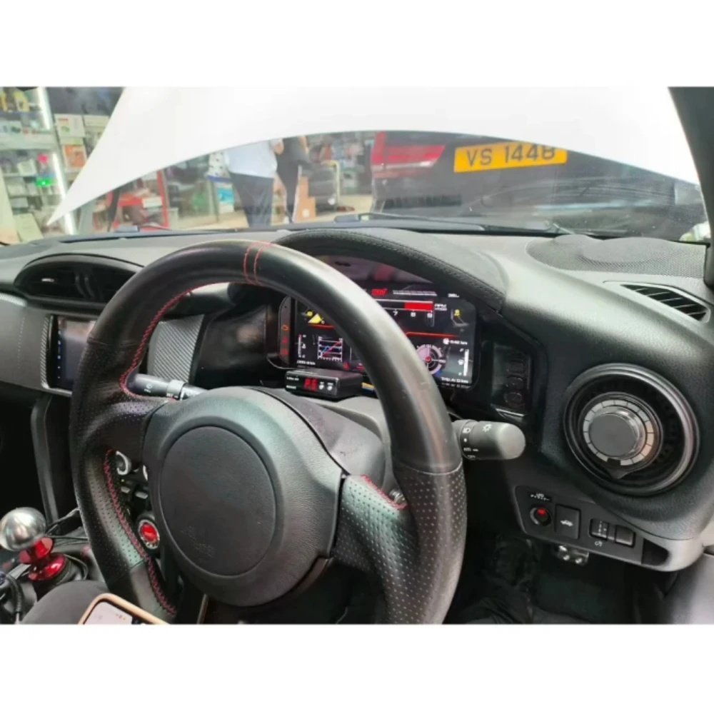 Pantalla LCD Android para Toyota 86/Subaru BRZ 2013-2019, Velocímetro Digital para Auto, Panel de Instrumentos, Carplay 3