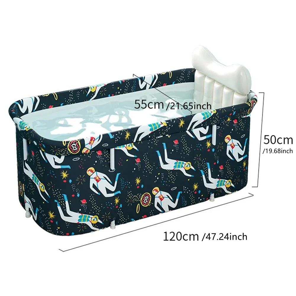 Portable Collapsible Bath Bucket Bathtub Large Capacity Bathroom Shower Bathing Artifact Free Installation