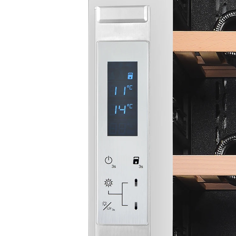 Beer and Wine Refrigerators 2-1 Beverage Wine Cooler Fridge Cooler Showcase