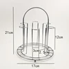 1Pcs Bar Metal Glass Cup Storage Rack for Water Mug Draining Drying Organizer Drain Holder Stand Useful Home Kitchen Supply 3