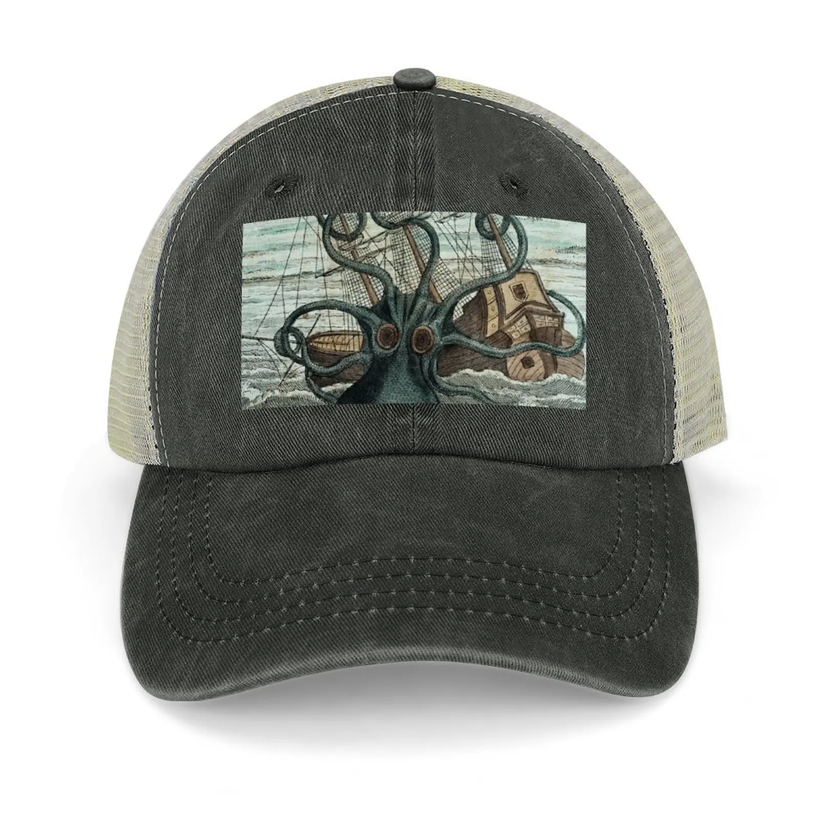 

Release the Kraken! Cowboy Hat Fluffy Hat Military Cap Man Baseball For Men Women's