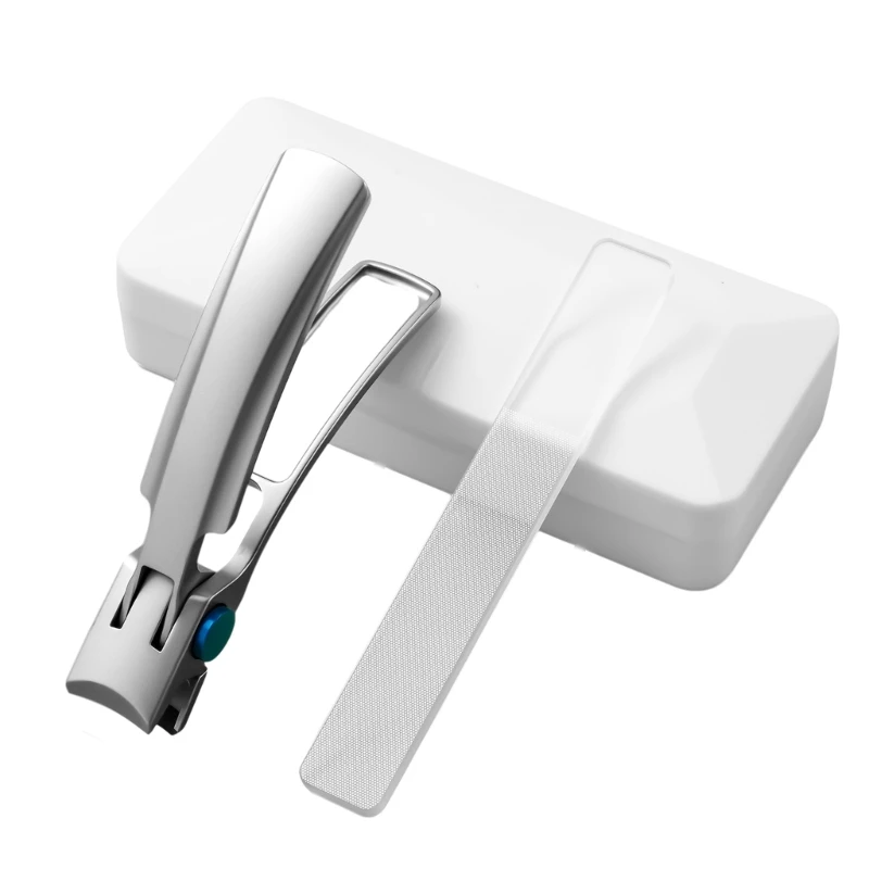 Versatile Set Heavy Duty Toe with Wide Jaw Opening Includes File and Splatter proof Nippers