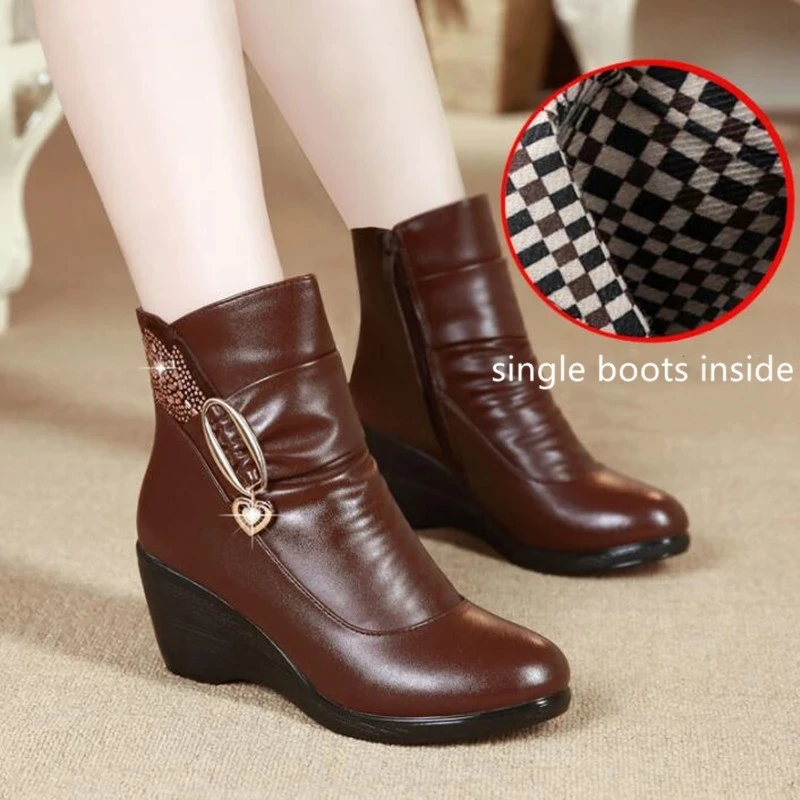 Women Heels Cloth Cow Genuine Leather Ethnic Summer Autumn Handmade Big Size Fashion Ruffles Designer Zipper Shoes