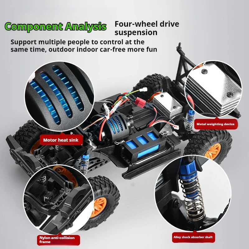 New Huangbo ZP1001 ZP1002 1:10 Rc 4x4 Off Road Climbing Vehicle 2.4G Remote Control Car Toy Model Drift Rc Car Gift Toys For Boy 5