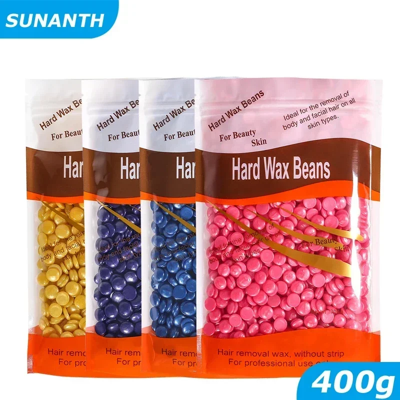 Hard Wax Beans Wax Heater Hair Removal Wax 500g/400g/200g Waxing Wax Beans for Wax Heater Machine No Strip Depilatory Hot Film