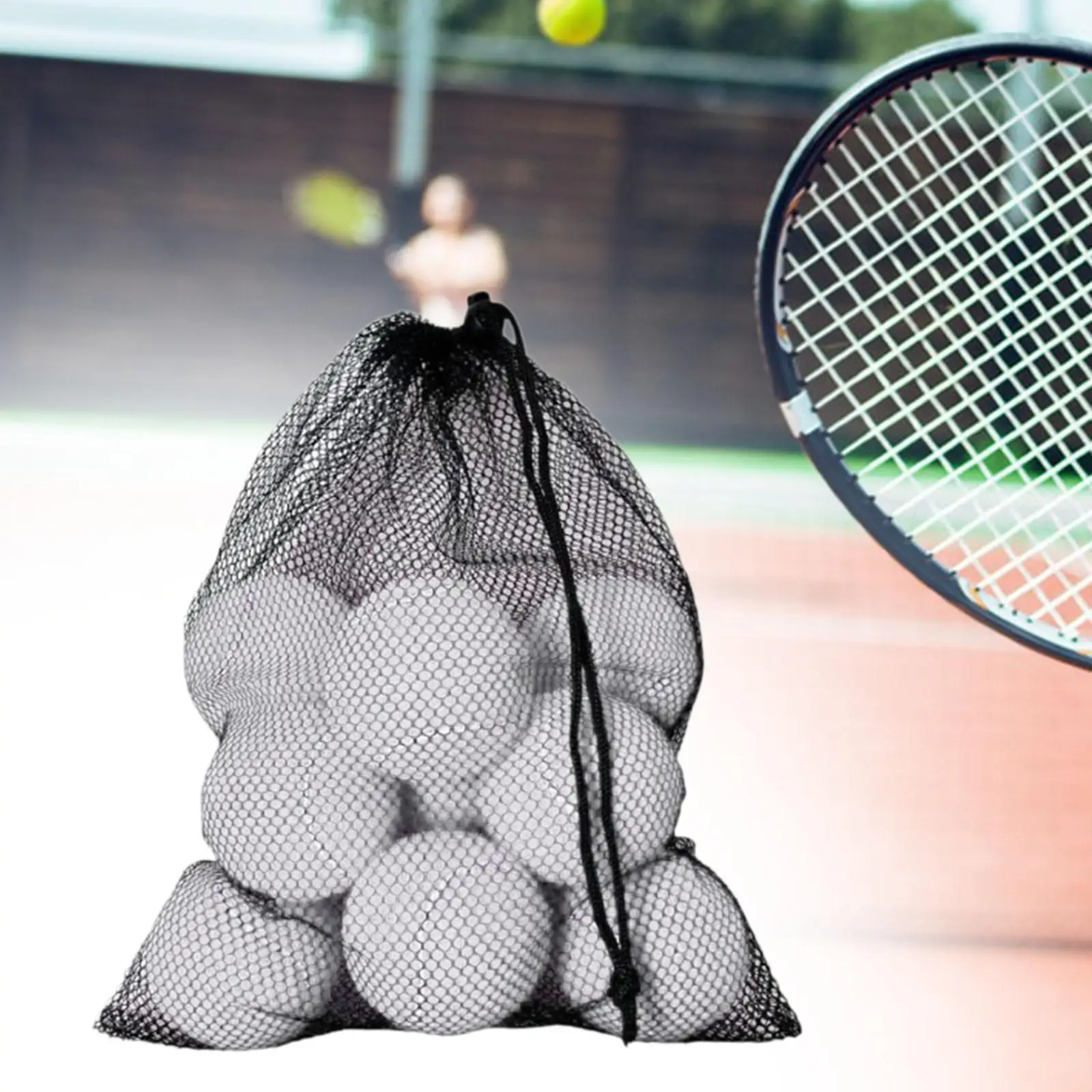 12 Pieces Tennis Balls Rebounce for Indoor Racquet Sports Tennis Enthusiasts
