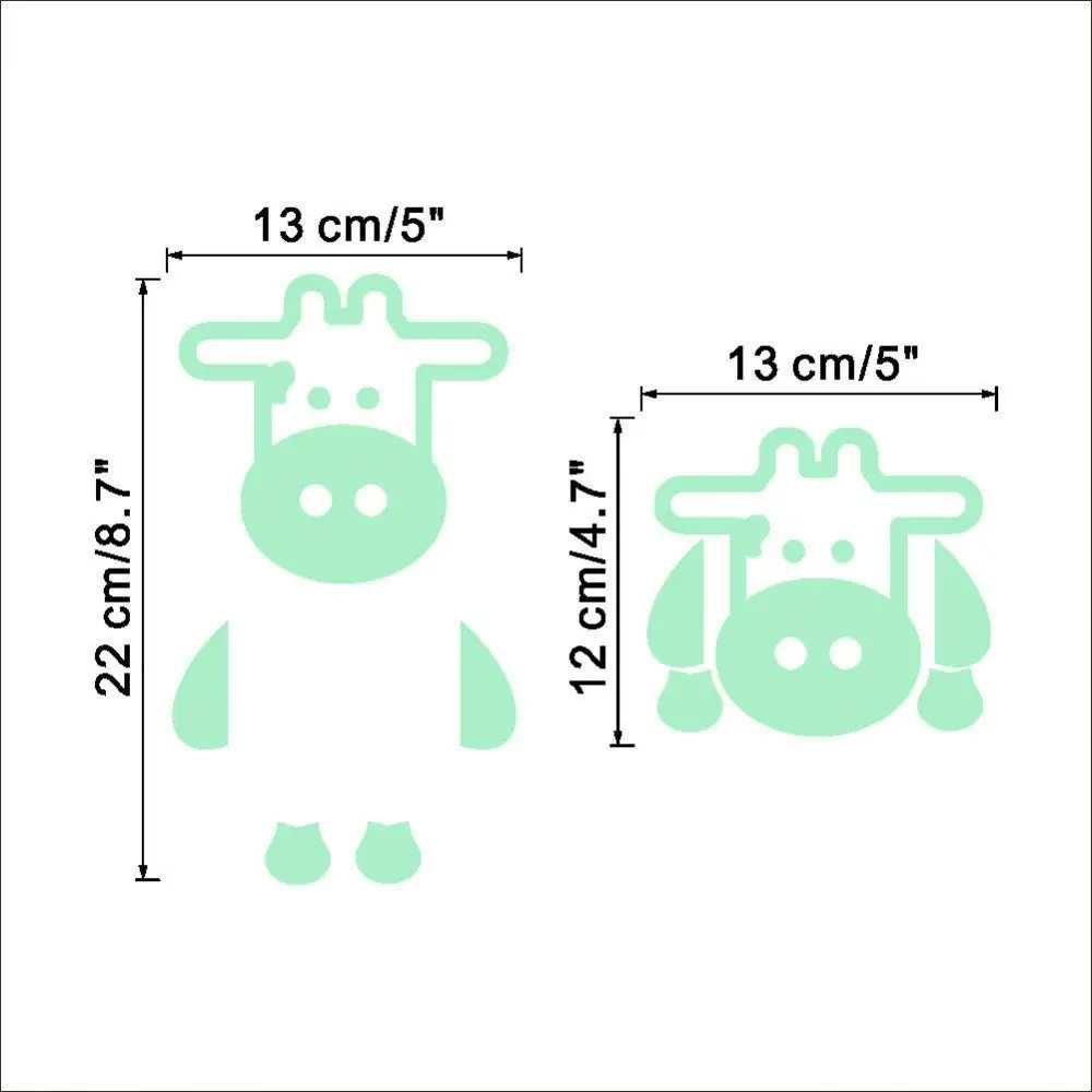 Description Picture 4 of itemLuminous Switch Stickers Glow In The Dark Decorative Sticker Kids Room Cartoon Cat Dog Fairy Star Pvc Wall Home Decoration 2023