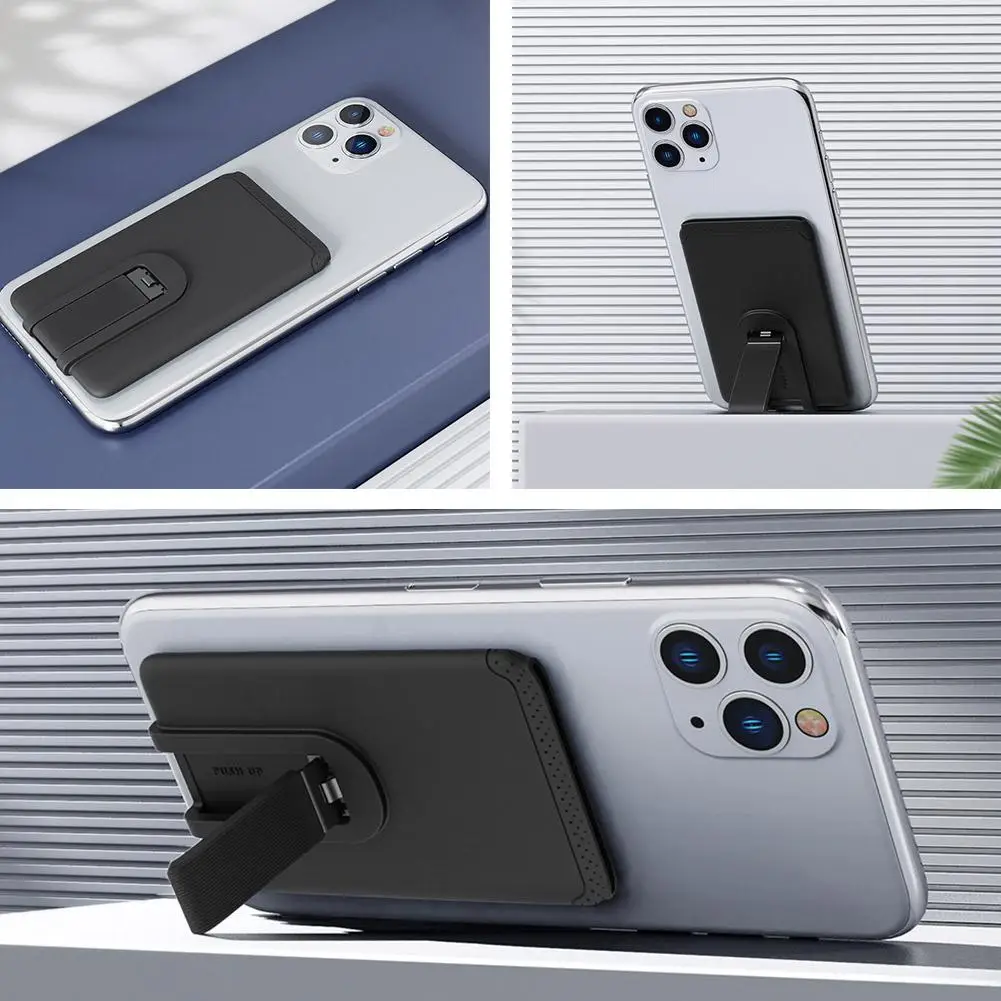 Silicone Adhesive Phone Pocket and Stand with Fashionable Design