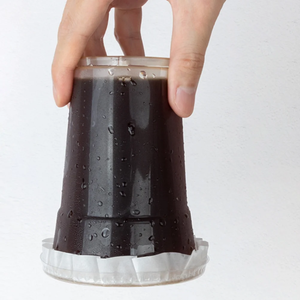 500 Sheets Sealed Paper Drink Mats Leak Proof Coffee Cup