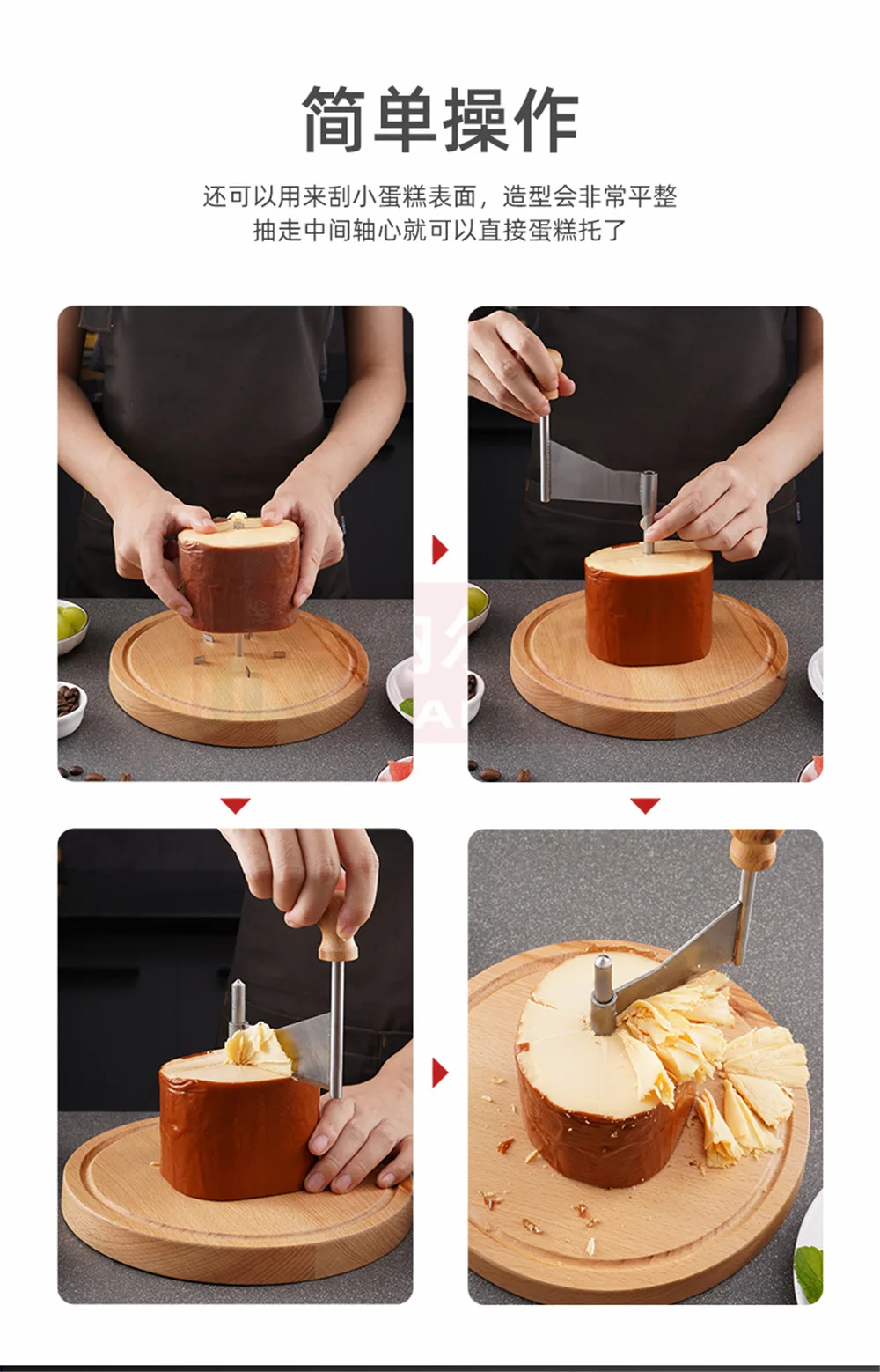 Cheese Cheese Cutting Wooden Rotary Shaver Manual Kitchen Baking Chocolate  Chip Scraper Flower Cutter Cheese Shredder - Cheese Tools - AliExpress