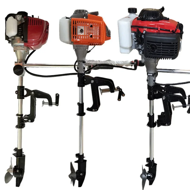 Inflatable Boat Outboard Motor Fishing Boat Engine Propeller Kayak Propeller 2.0/2.2/3.5/4.0 Horsepower Hanging Paddle Machine