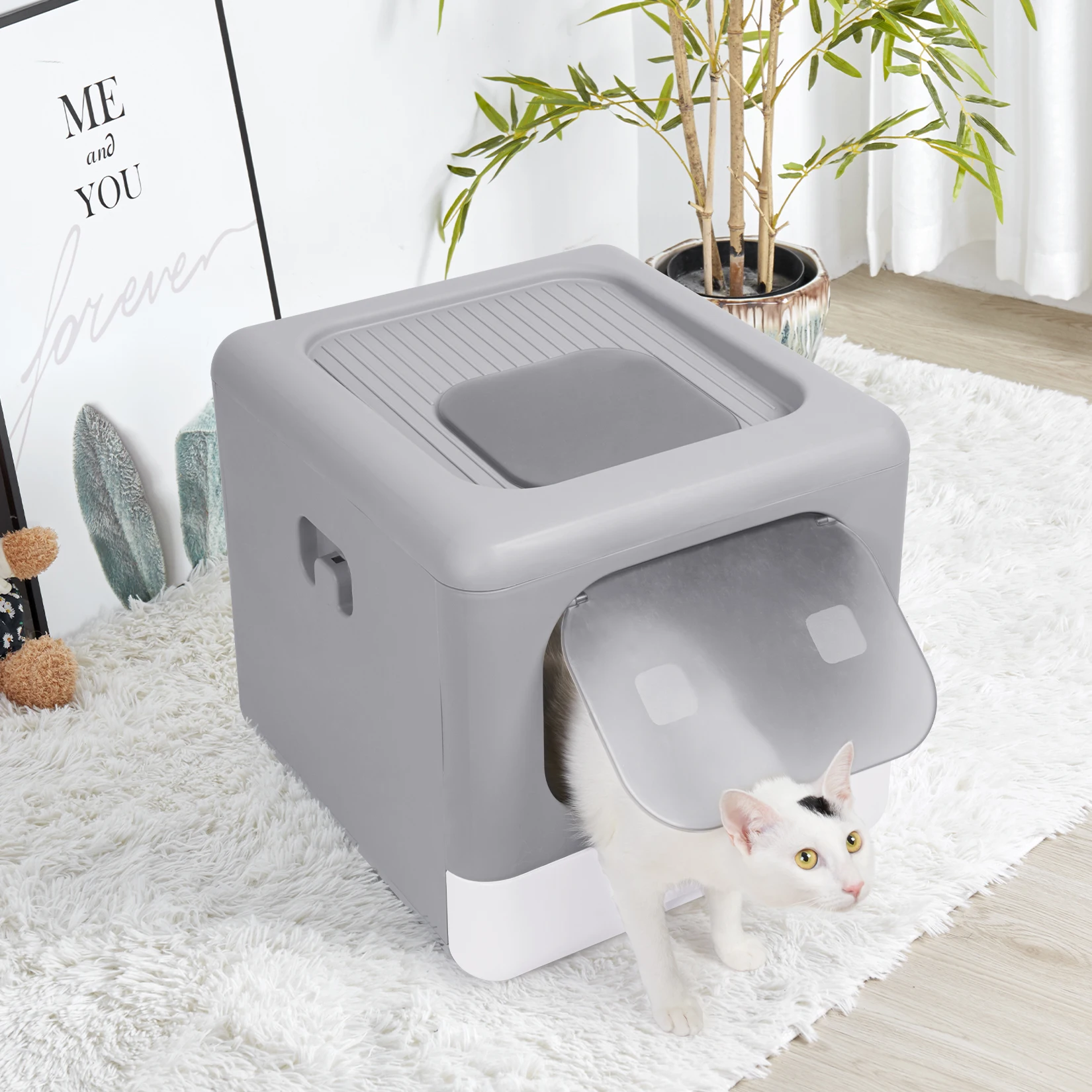 Foldable Cat Litter Box 3
