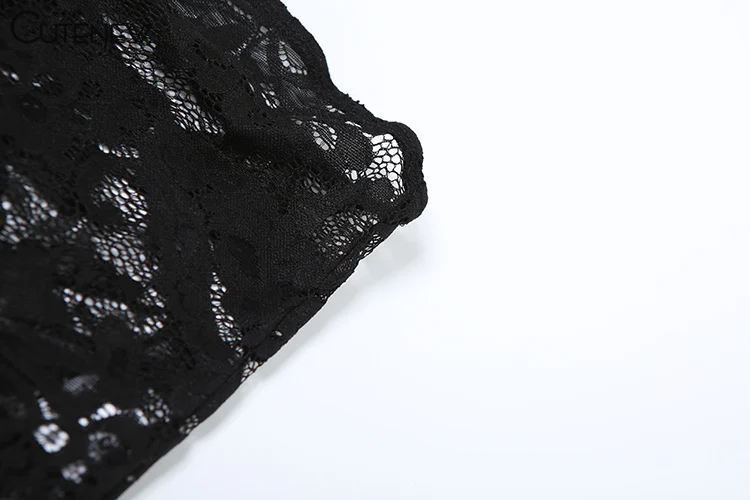 Mono sexy de encaje para mujer, liso, sin mangas, con escote en V, transparente, ajustado, ropa atractiva para mujer