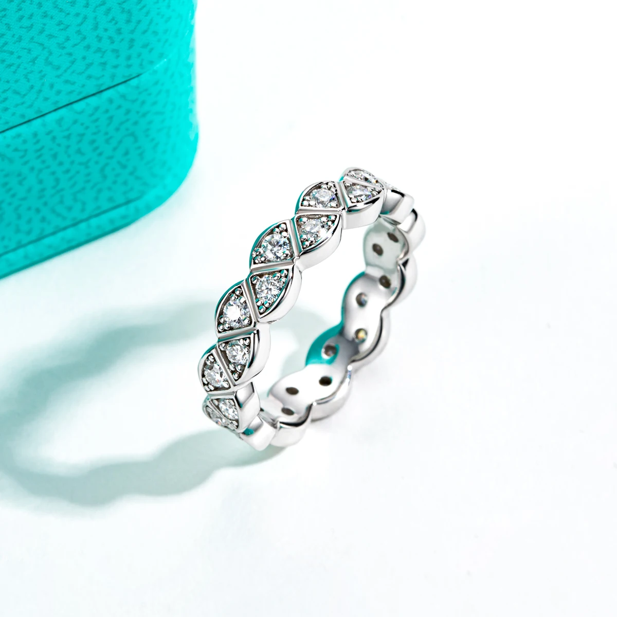 Wedding Band Leaf Rings D Color