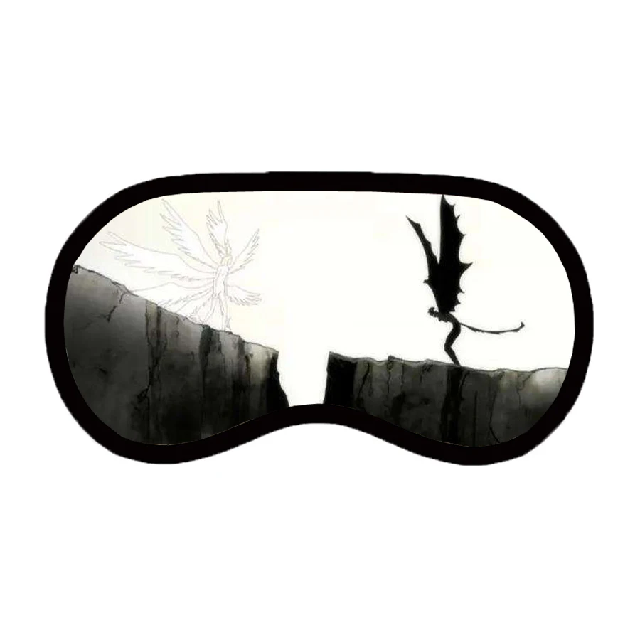 Anime Devilman Crybaby Patch Unisex Sleep Blindfold Casual Eyes Mask Eyepatch Traspirante Adolescente Cute Cartoon Eyes Mask