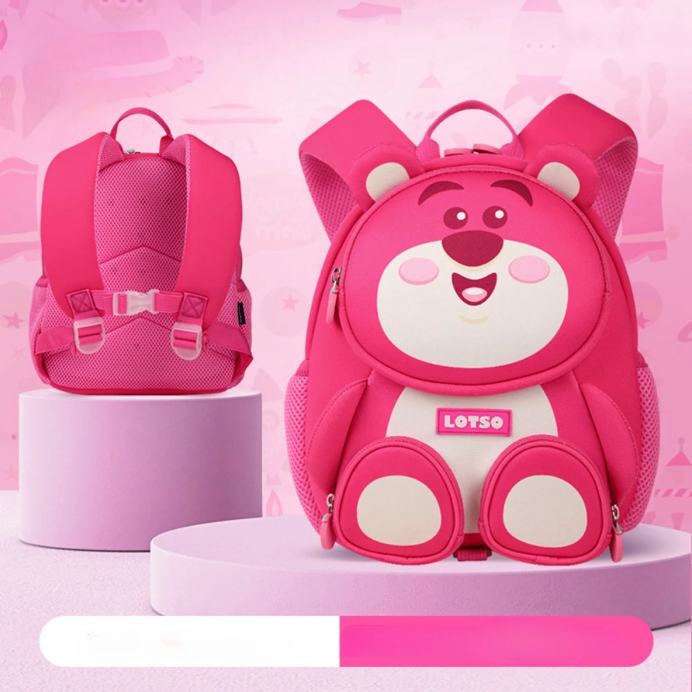 

Disney Lotso Kindergarten Backpack For Boys Girls Universal Children's Backpack Lightweight Suitable For Small And Large Classes