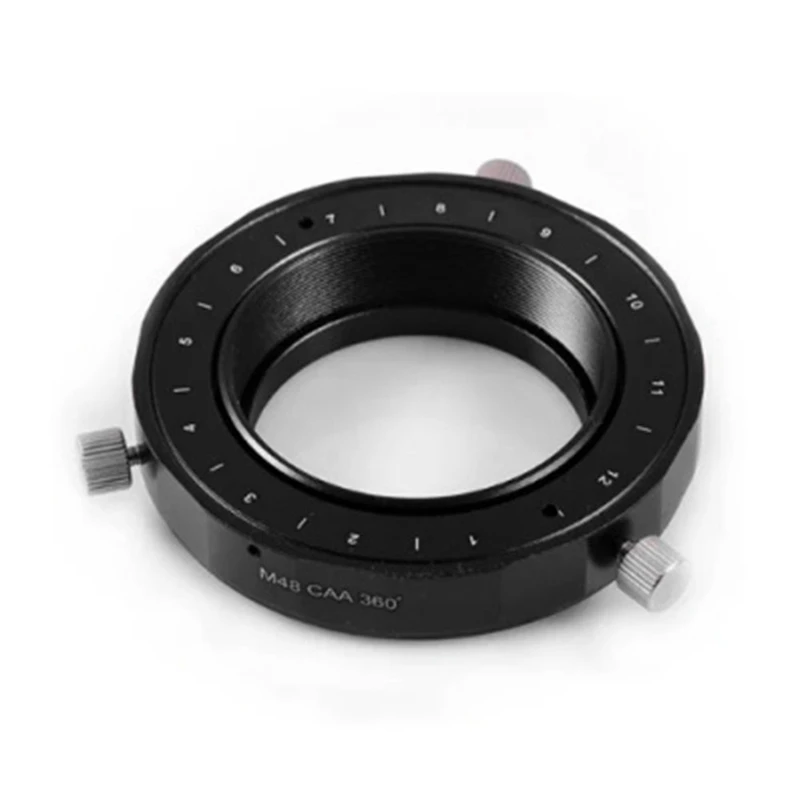360 ° CAA 로테이터, 카메라 각도 조정, M54 어댑터, 천체 망원경 교체 액세서리