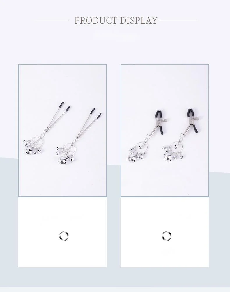 Bröstklämmor med bjällror för vuxenlekar och flirt_voghion.com