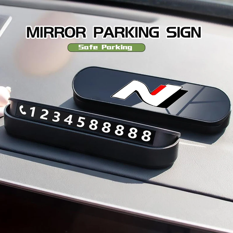 Car Temporary Parking Phone Number Digital Display Plate