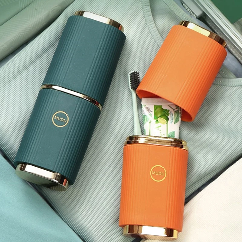 Travel Portable Toothbrush Storage Box Toothbrush Toothpaste Holder Household Storage Cup