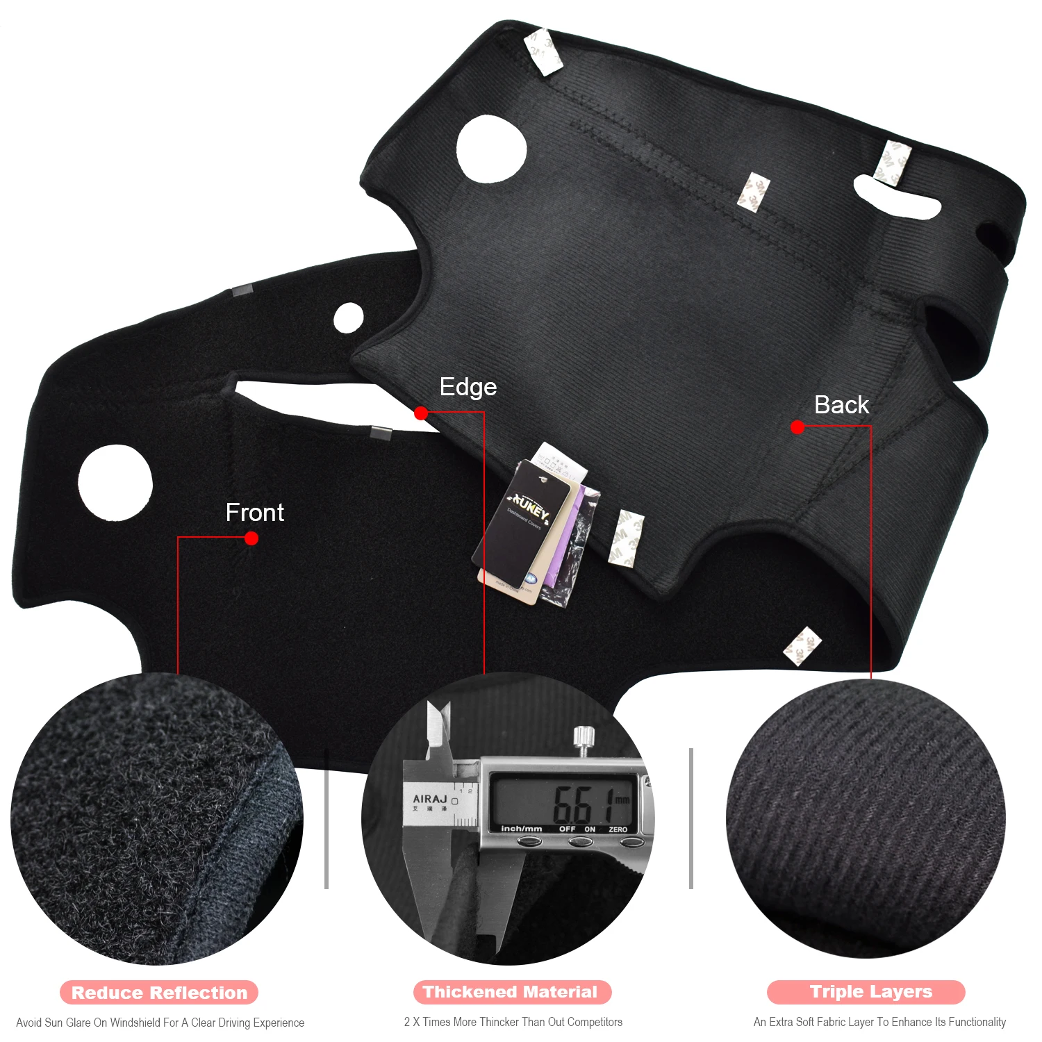 Dash Mat Dashmat Dashboard Cover Sun Shade Dash Board Cover Carpet For Scion xB 2004-2006 For Toyota bB 2000-2005