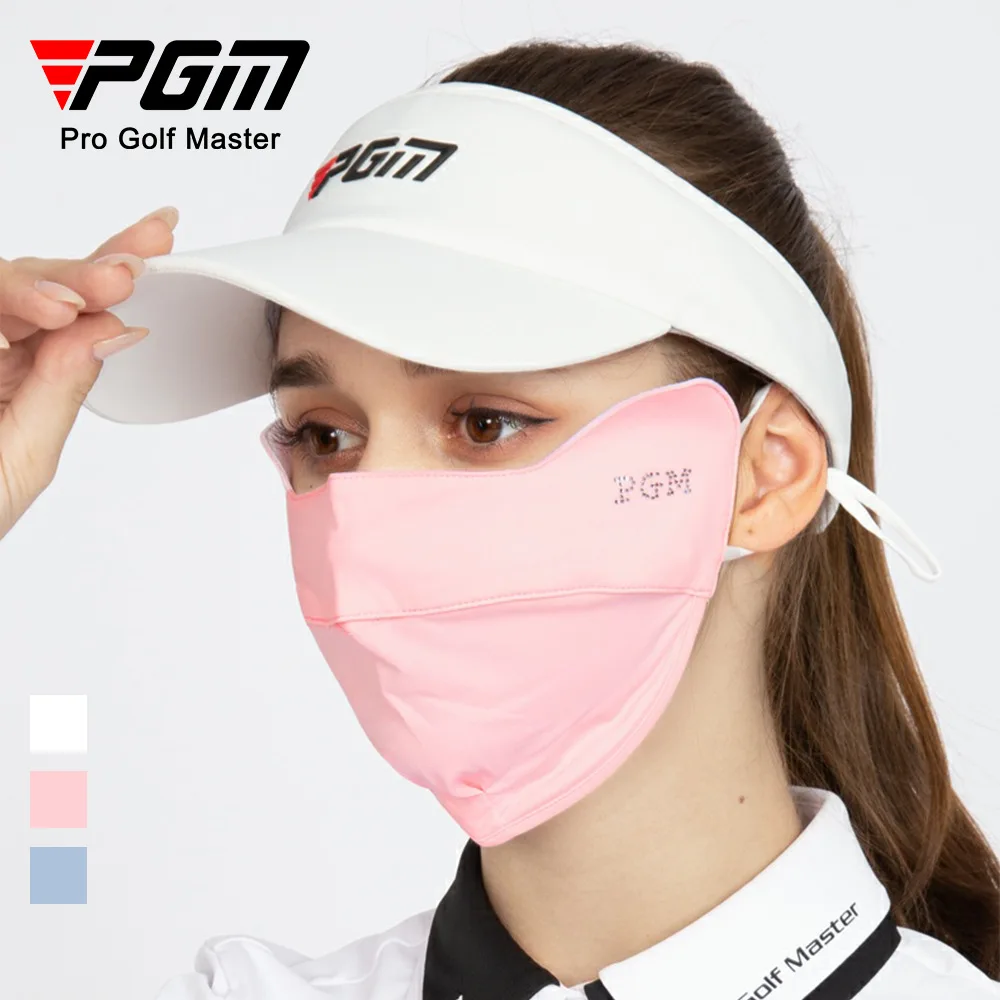 PGM Golf Women's Sunscreen Mask Cool Breathable Mask Summer Sunscreen