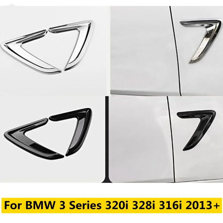 

Outside Car Body Leaf Decoration Panel Cover Trim Fit For BMW 3 Series 320i 328i 316i 2013 - 2017 Exterior Accessories
