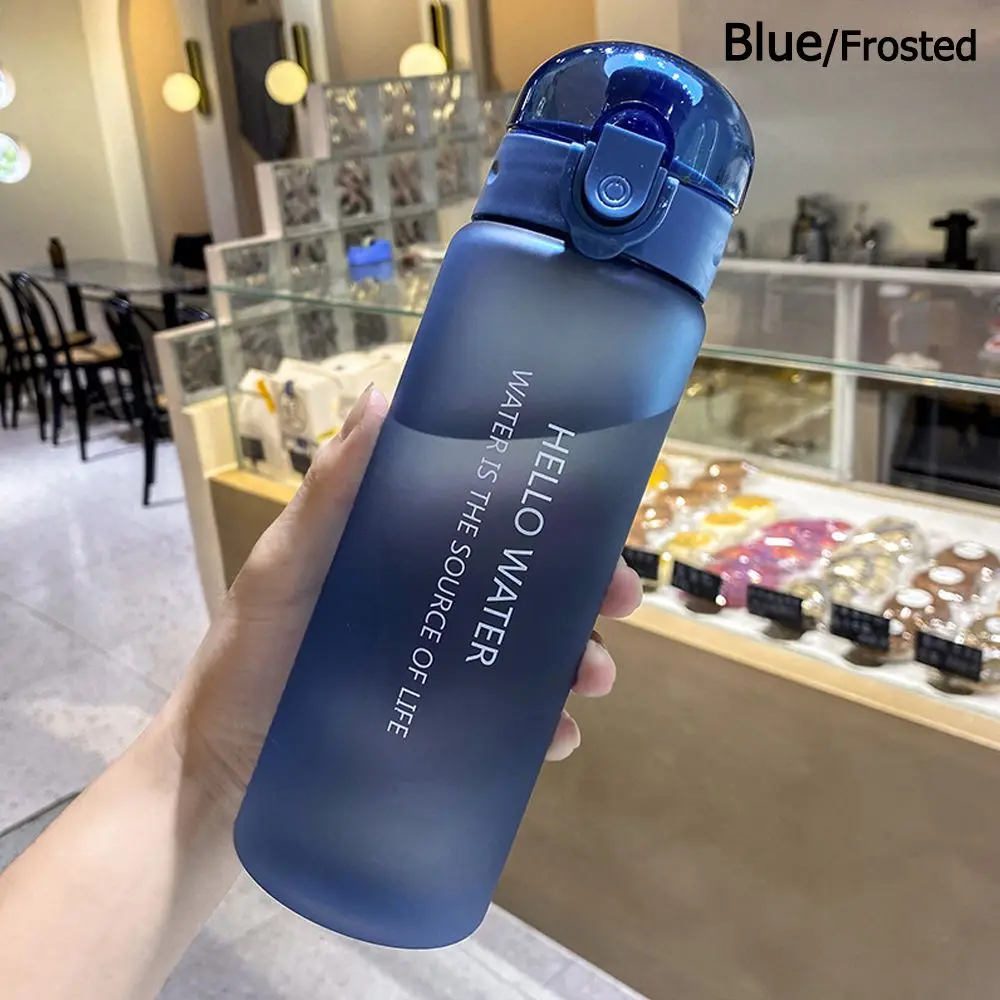Sports Portable Leakproof Frosted Water Bottle - 780ml Clear Travel & Gym Companion