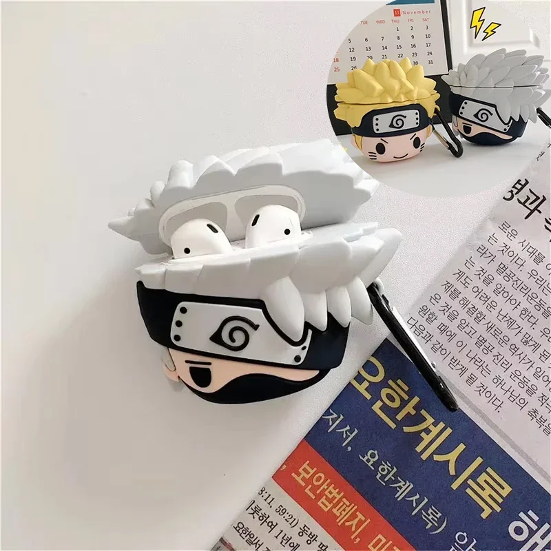 Kawaii Cartoon Naruto Silicone Bluetooth Earphone Case - Anime Gift Accessory
