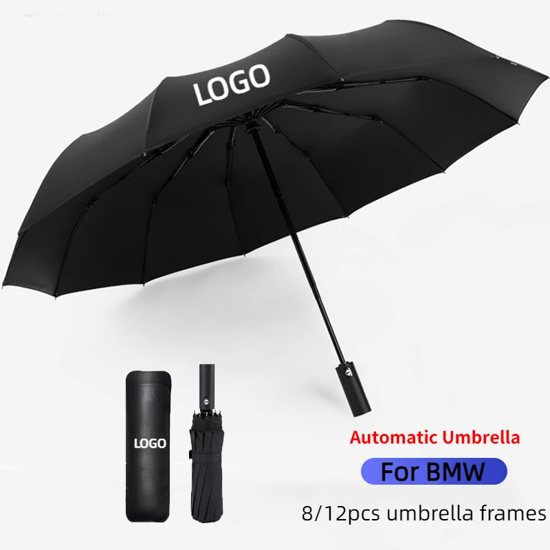 Car Foldable Automatic Umbrellas For BMW G30 G20 F30 F10 3GT 6GT G11 G12 X1X2X3X4X5X6 Auto Styling Accessories Folding Umbrellas