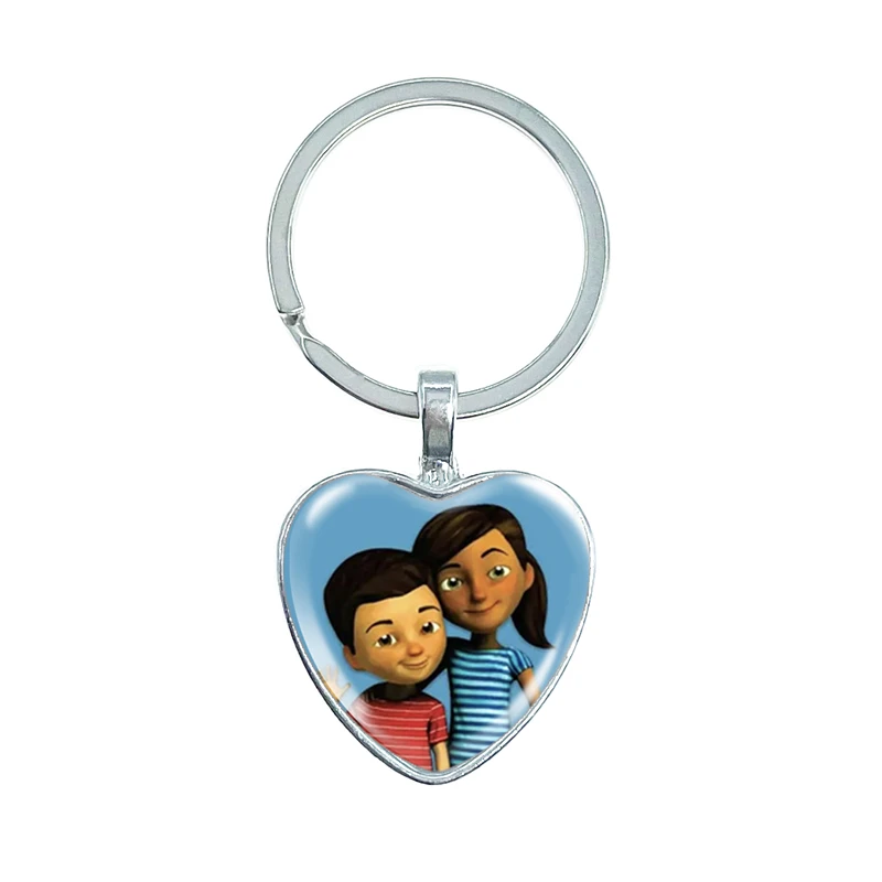 Jw. Org Romantic Flower Jehovah's Witness Heart Keychain Give Men's And Kdis Necklaces Jewelry Gift