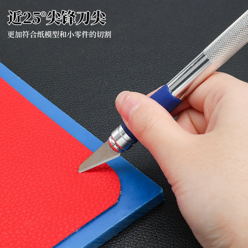 1PC Metal Scalpel Pocket Knife Non-slip Cutter Engraving Craft Knives for Mobile Phone Laptop PCB Repair Hand Tools