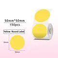 Round Yellow 50x50