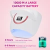 72W Rechargeable UV LED Nail Lamp Professional Lamp for Manicure with 3 Timer Settings  Auto Sensor for Nail Art Tools at Home 4