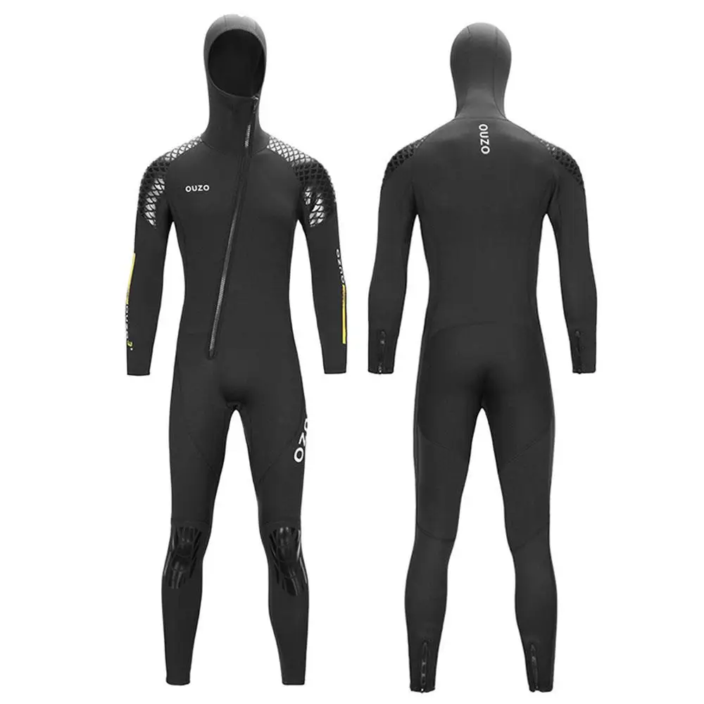 3 ミリメートルネオプレンウェットスーツフード付き男性と女性全身保温