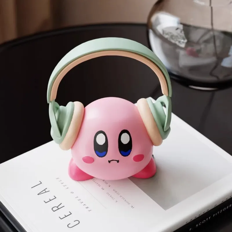 Kirby Cartoon Headphone Stand Anime Home Office Decoration Display