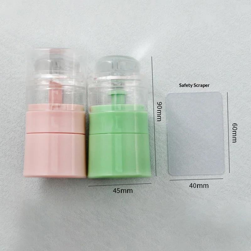 Timbro per Unghie Rotante con Dimensione del Motivo Regolabile, Strumento di Trasferimento in Silicone con Raschietto per Nail Art e Forniture per Manicure Fai-da-Te - immagine 3