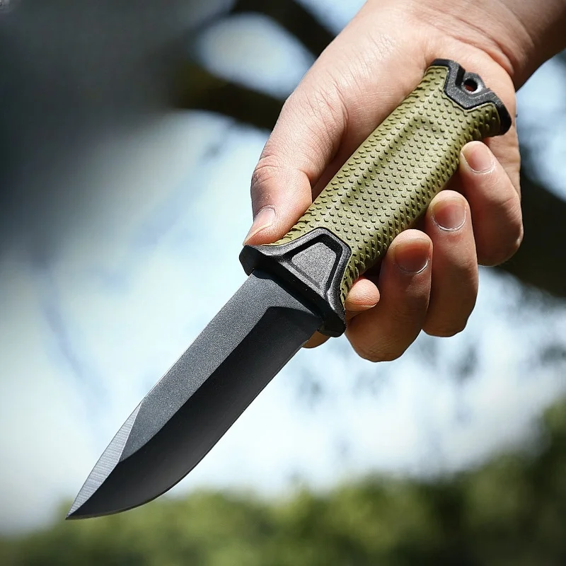 Stainless Steel Outdoor Survival Knife Fixed Blade Knife Military Training High Quality Camping Tactical Pocket EDC Tool Knives 2