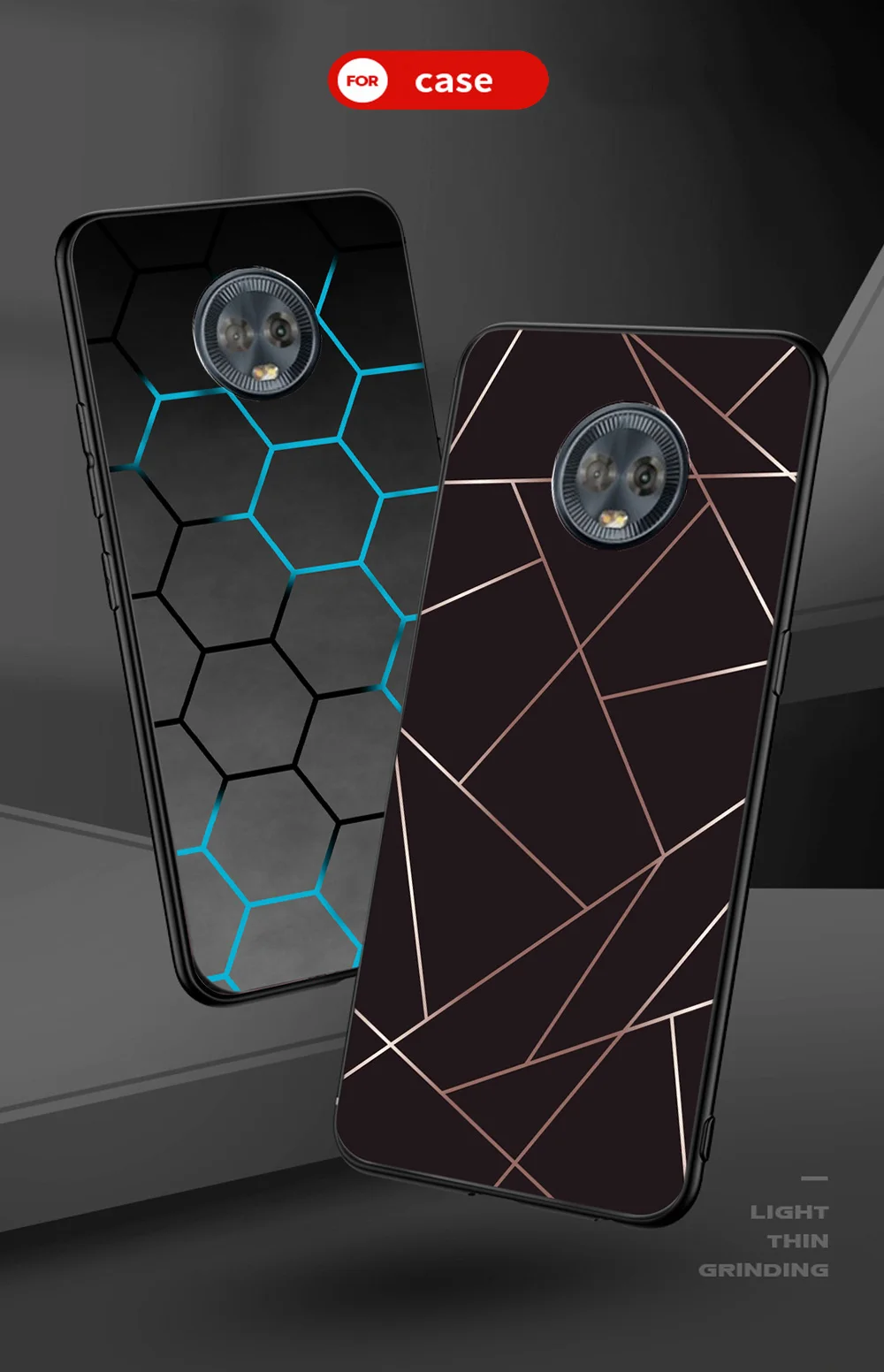 Wireless Charging Moto G6 Plus Back Cover For Motorola Moto G6 G6