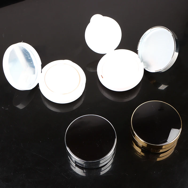 빈 에어 쿠션 퍼프 박스, 휴대용 화장품 메이크업 케이스, BB 크림 파운데이션 파우더 스폰지 거울 용기