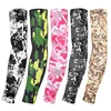 Tattoo Arm Sleeves Ice Silk Fabric UV Protection Running Sleeve Fitness Basketball Elbow Sport Cycling Arm biker sleeve 5