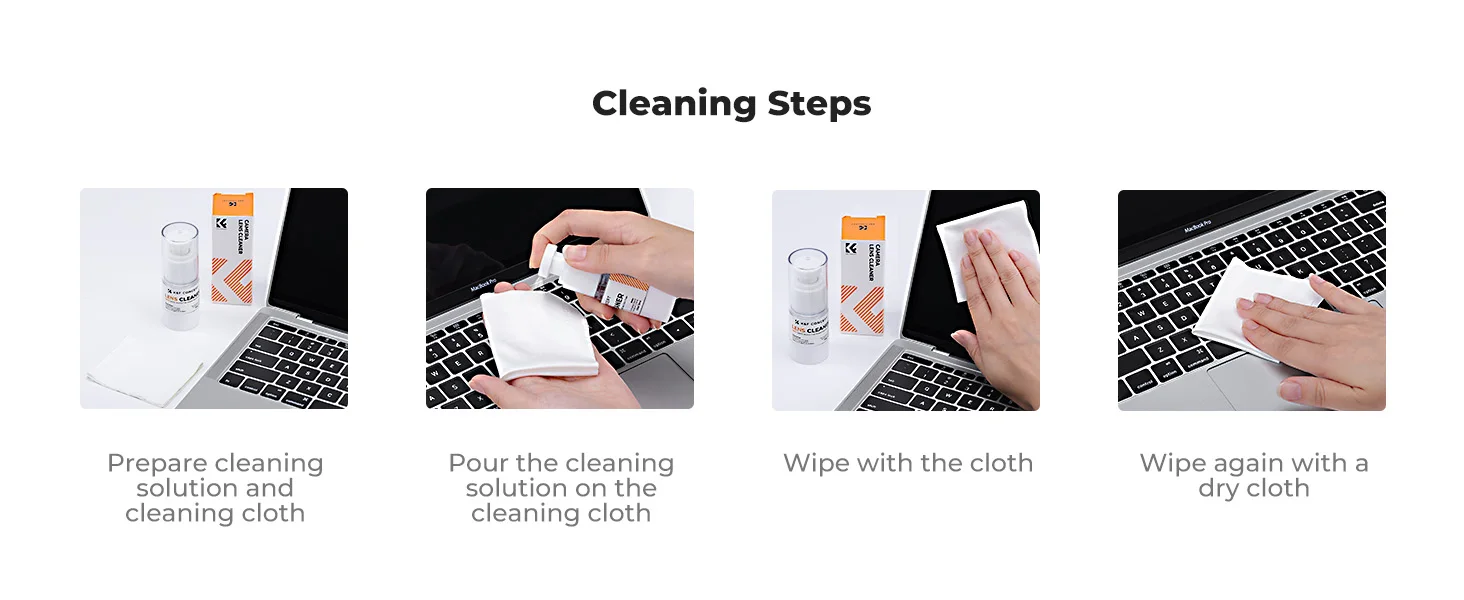 Description Picture 5 of itemK&F Concept Cleaning Solution Liquid Professional For Camera Lens Laptop Cell Phone glasses Watch Binocular Compact Portable