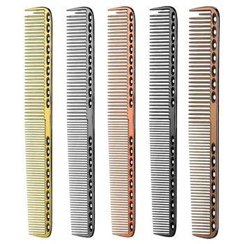 Space Aluminuml Hair Comb Pro Hairdressing Combs расческа для волос Hair Cutting Dying Hair Brush Barber Tools Salon Accessaries 1