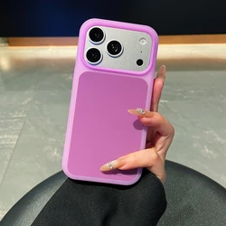Vibrant Matte Shockproof Protective Phone Cover Case with Skin - Feel Texture - iPhone 15 (PURPLE)