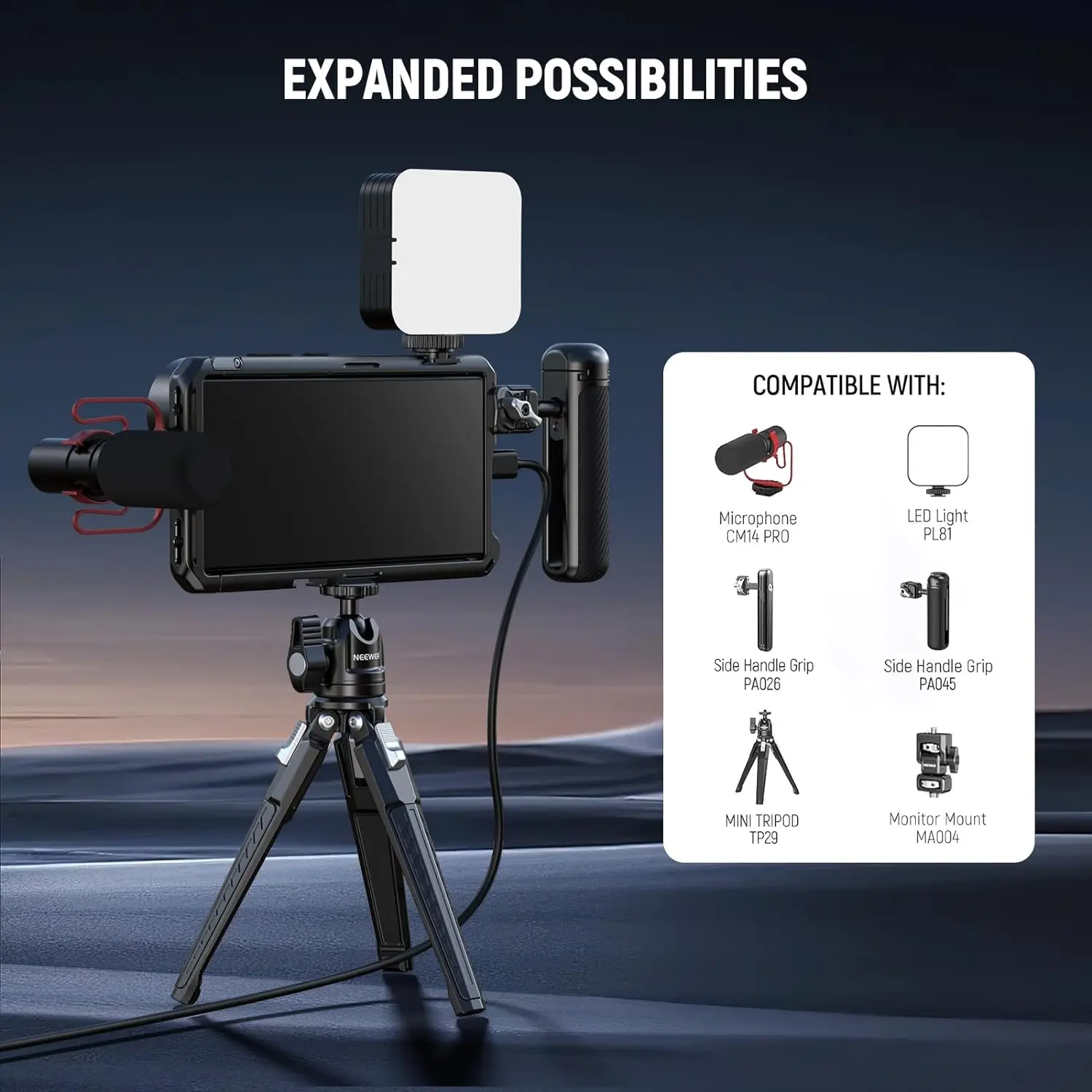 Original Phone Cage Video Rig For Samsung Galaxy S24 Ultra with 360° NATO Rail &