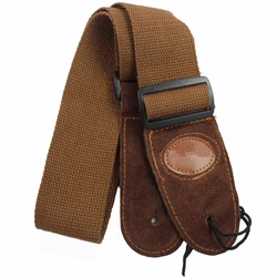 Adjustable Pure Cotton Guitar Strap with Optional Picks for Acoustic, Electric, and Bass Guitars (5)