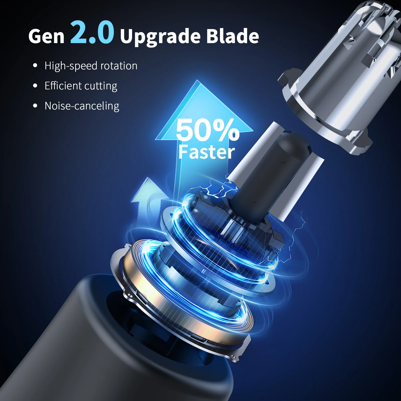 Yinke Nose Hair Trimmer Replacement Head for Philips One Blade QP2724 QP2834 QP2520 QP2530 QP2620 QP2630 Hybrid Electric Trimmer nose hair trimmer electric nose hair trimmer electric hair trimmer