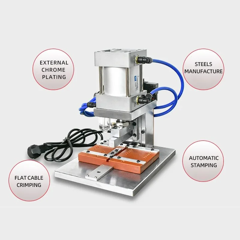 JH IDC Computer Wire Crimping Machine 8P-64P Pneumatic Cable Pressing Tool for S