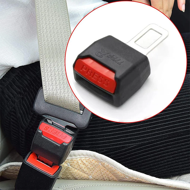 Car Seat Belt Clip Extender Safety Seatbelt Lock Buckle Plug Thick Insert Socket Extender Safety Buckle Car Accessories seat belt extender seat belt clip seat belt lock seat belt extender kit seat belt tongue insert