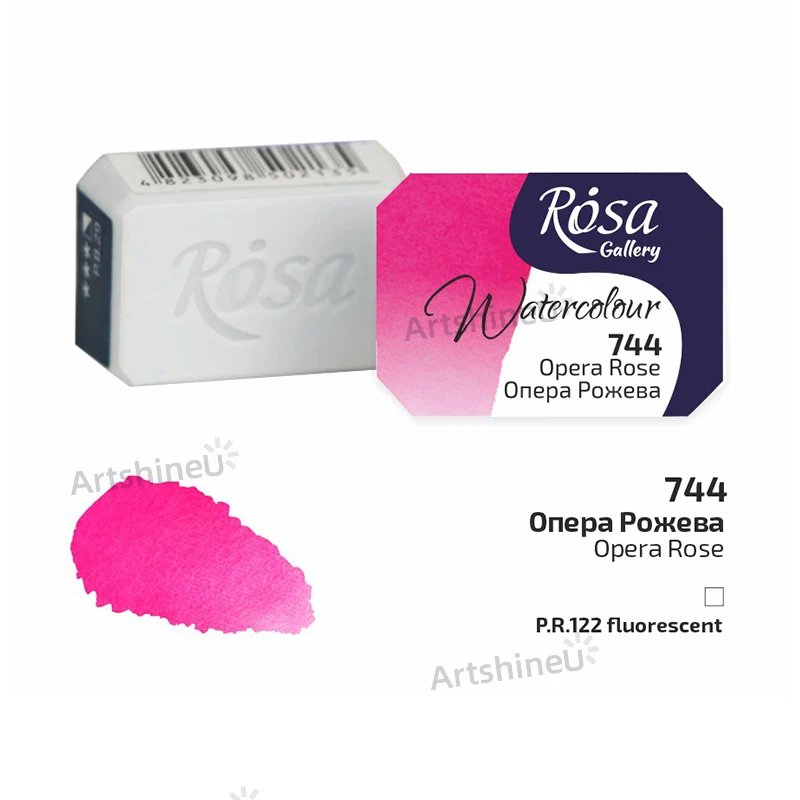 Professional ROSA Gallery Watercolor Paint Full Pans 2.5ML Portable Travel Transparent Water Colour for Artists Art Supplies